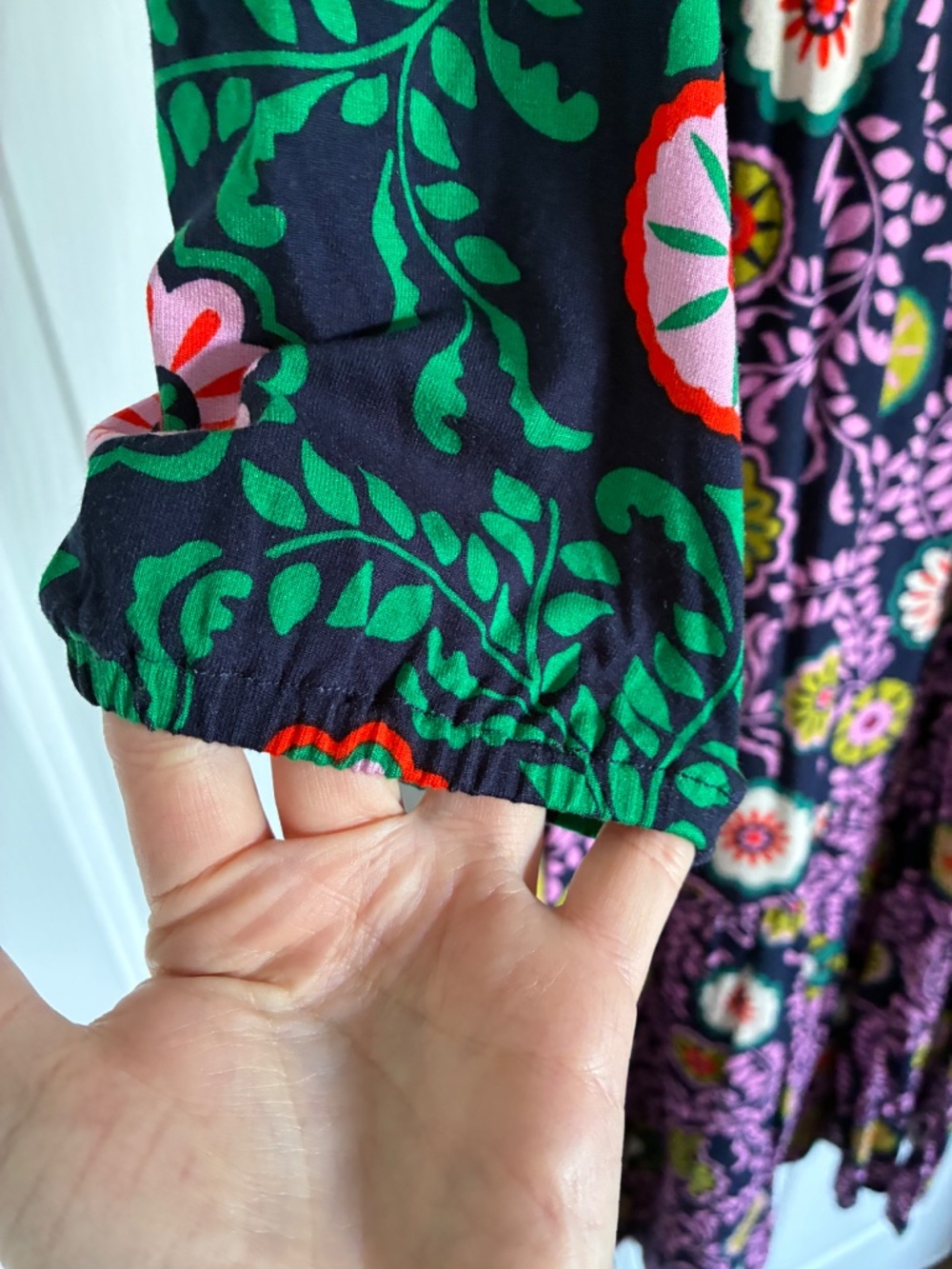 NWT Boden Ophelia fixed wrap midi dress in vibrant medallion print M - Picture 12 of 16